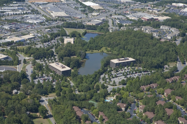 Barrett Lakes Center - Oblique Aerial